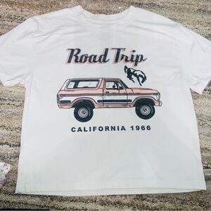 Inspire White Tee with Pink and Black Truck Graphic (6)